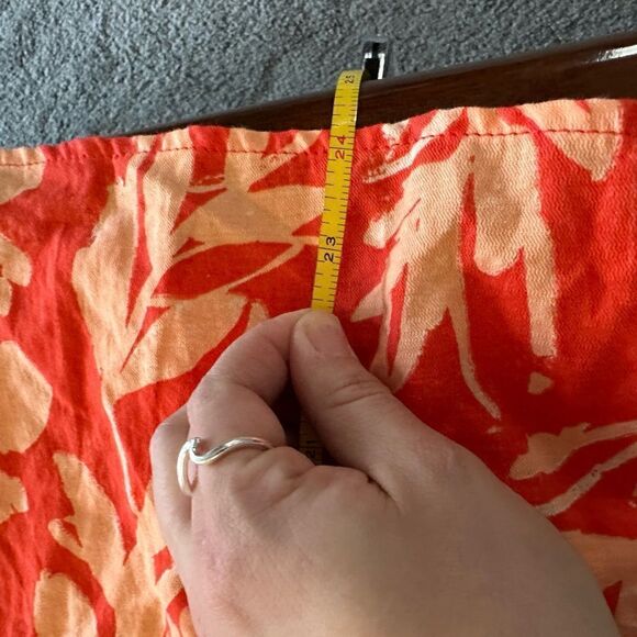 Ava & Viv Orange Floral Crossback Tabk Top NWOT Size 2X - Picture 9 of 15